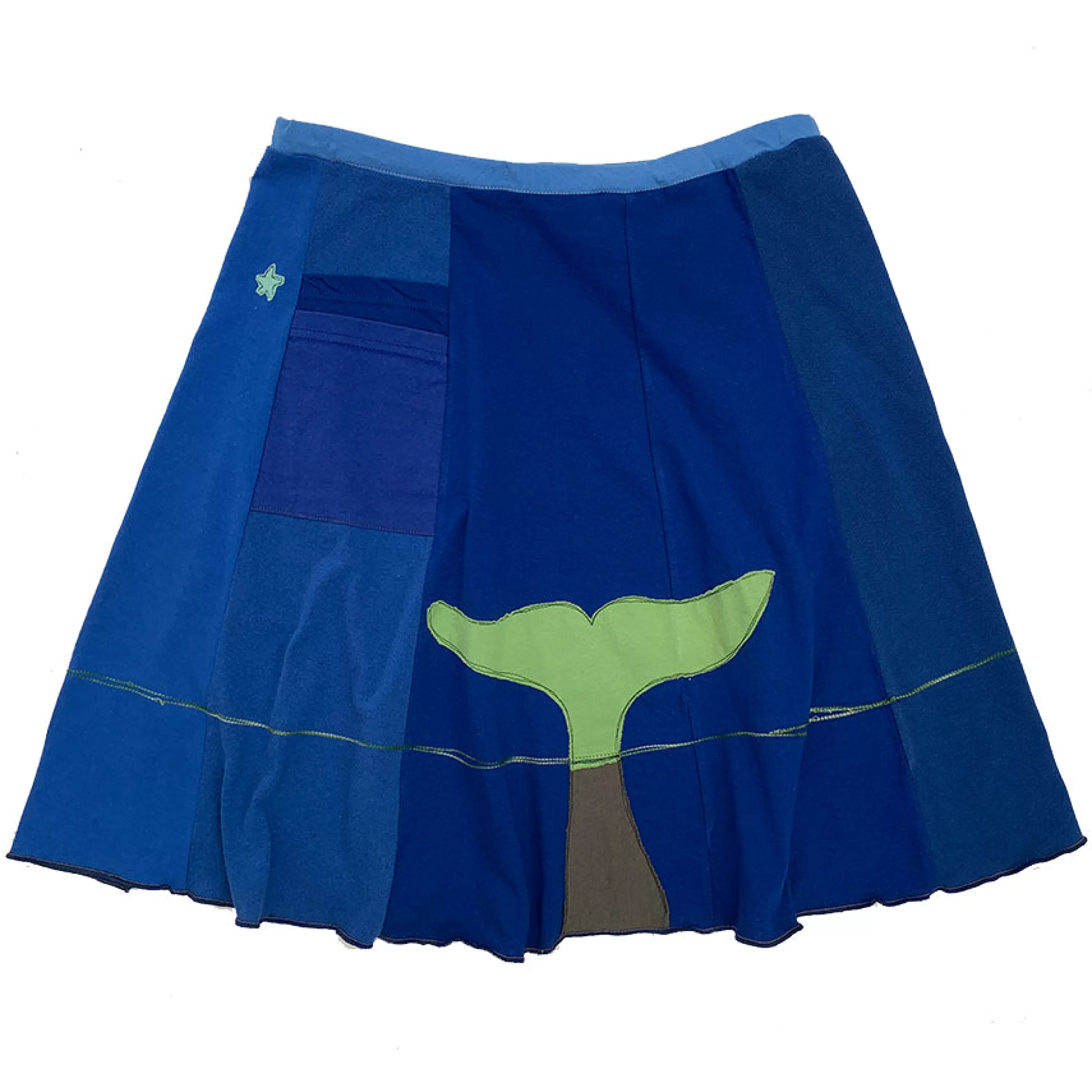 SardineClothing Classics-Classic Appliqué Skirt-Whale Tail