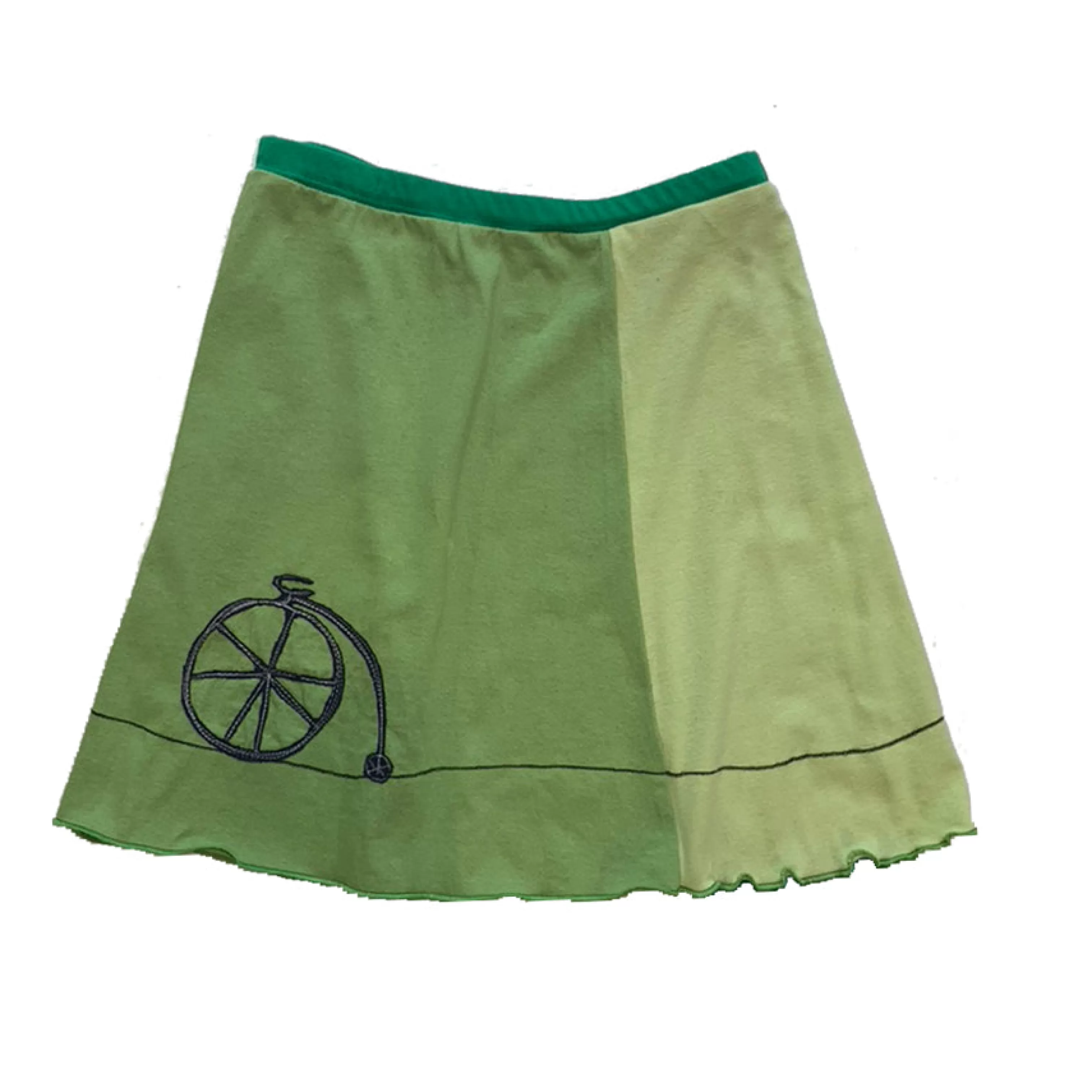 SardineClothing Skirts-Kids Skirt-Bike Greens