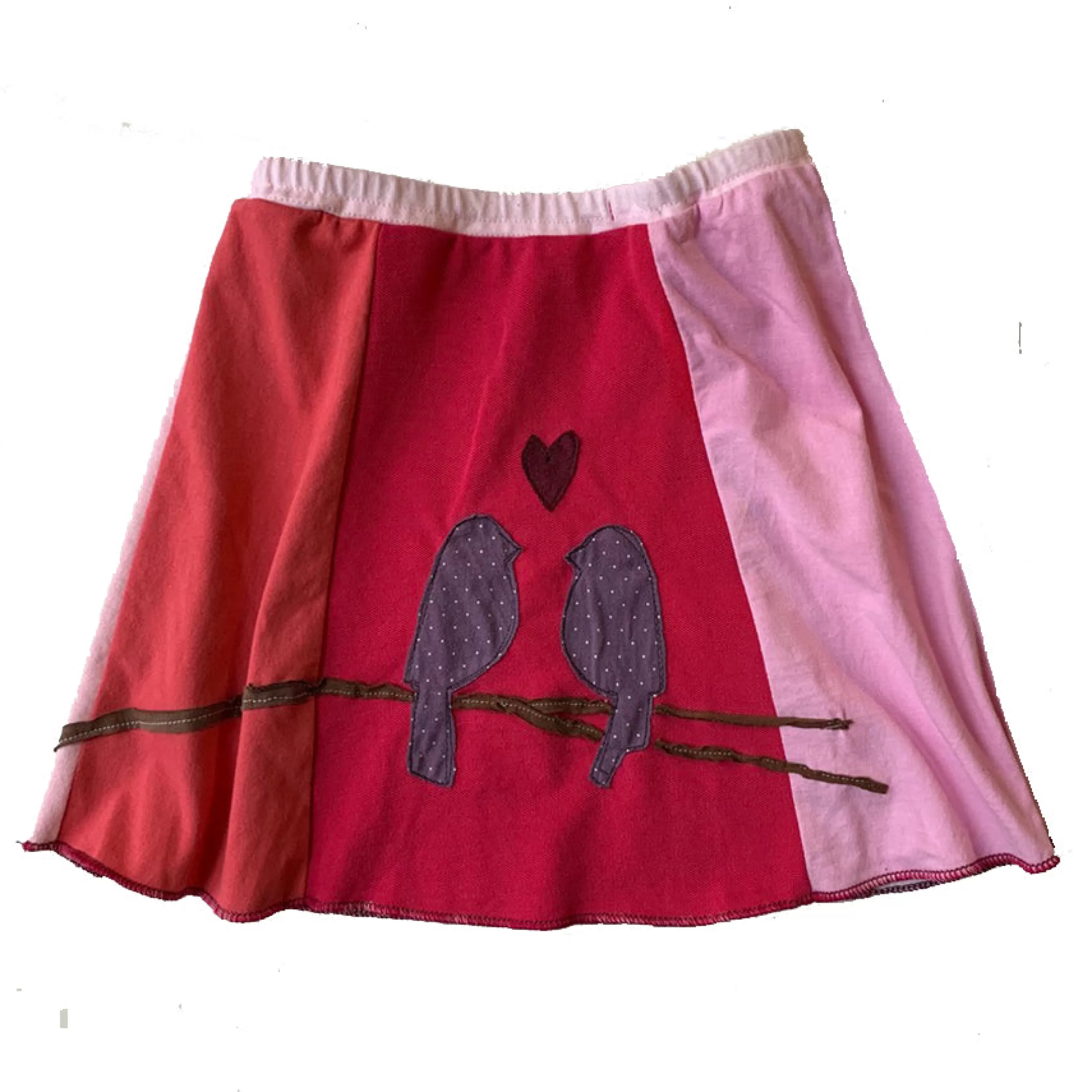 SardineClothing Skirts-Kids Skirt-Lovebirds Pinks