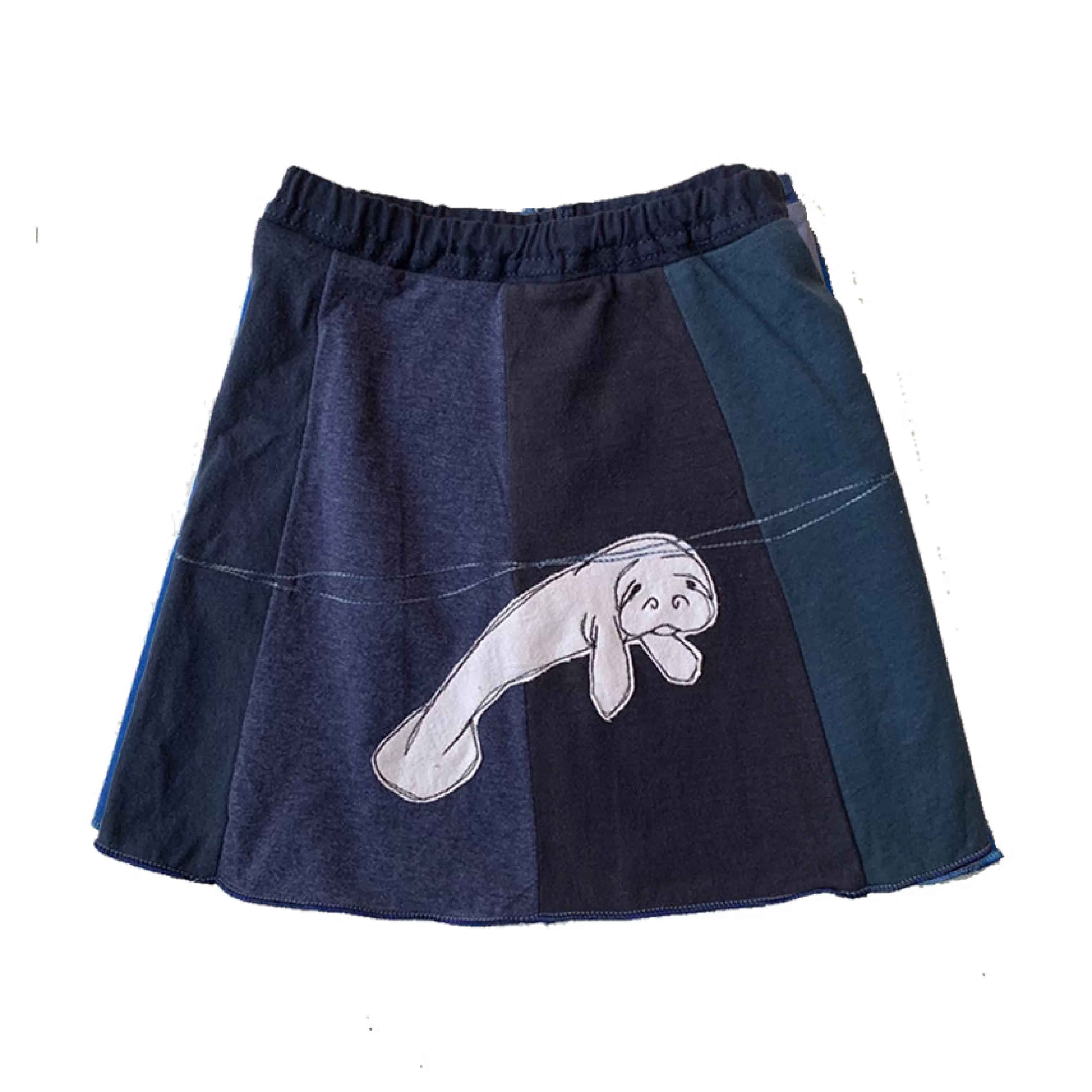 SardineClothing Skirts-Kids Skirt-Manatee Blues