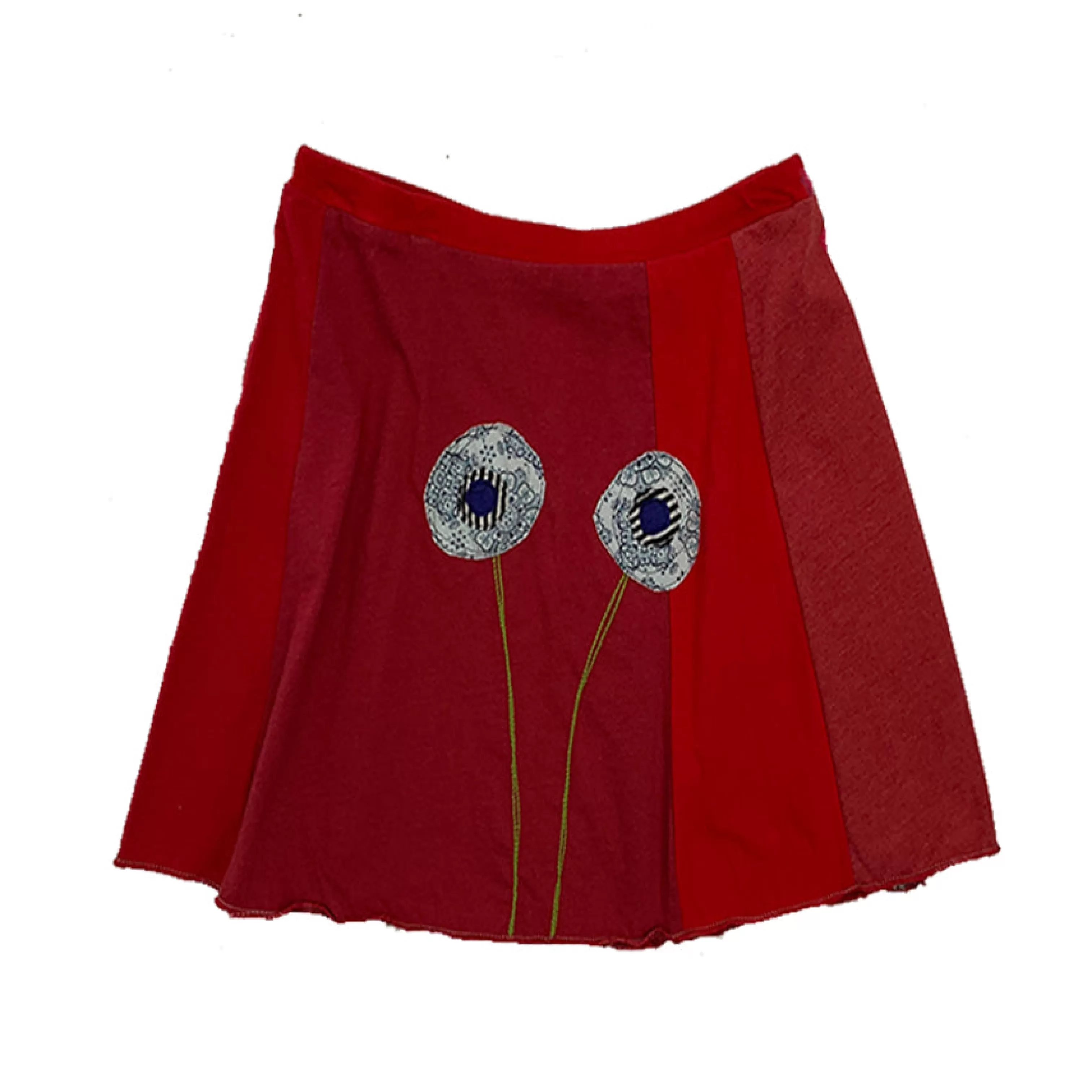 SardineClothing Skirts-Kids Skirt-Pattern Poppy Reds