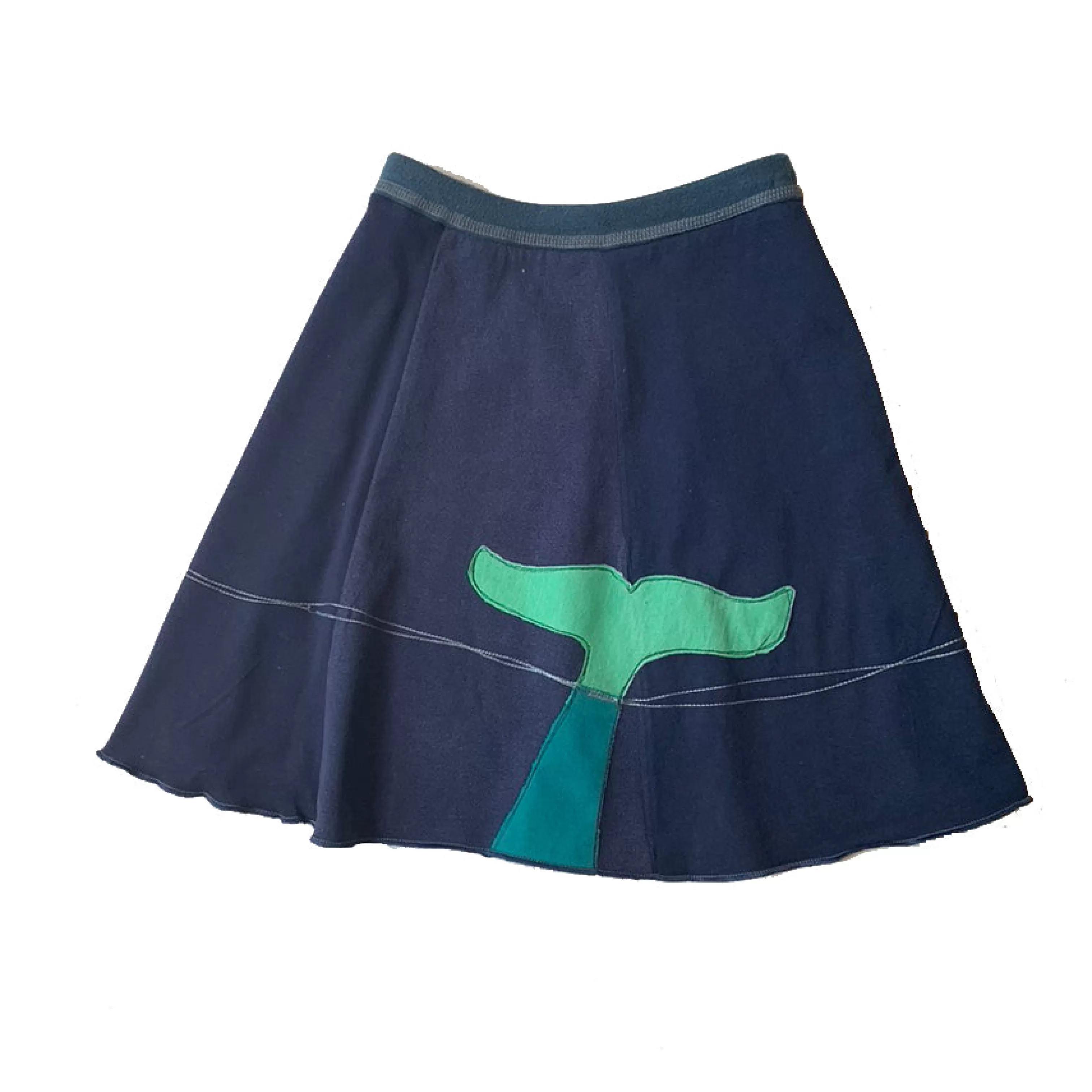 SardineClothing Skirts-Kids Skirt-Whale Tail Blues