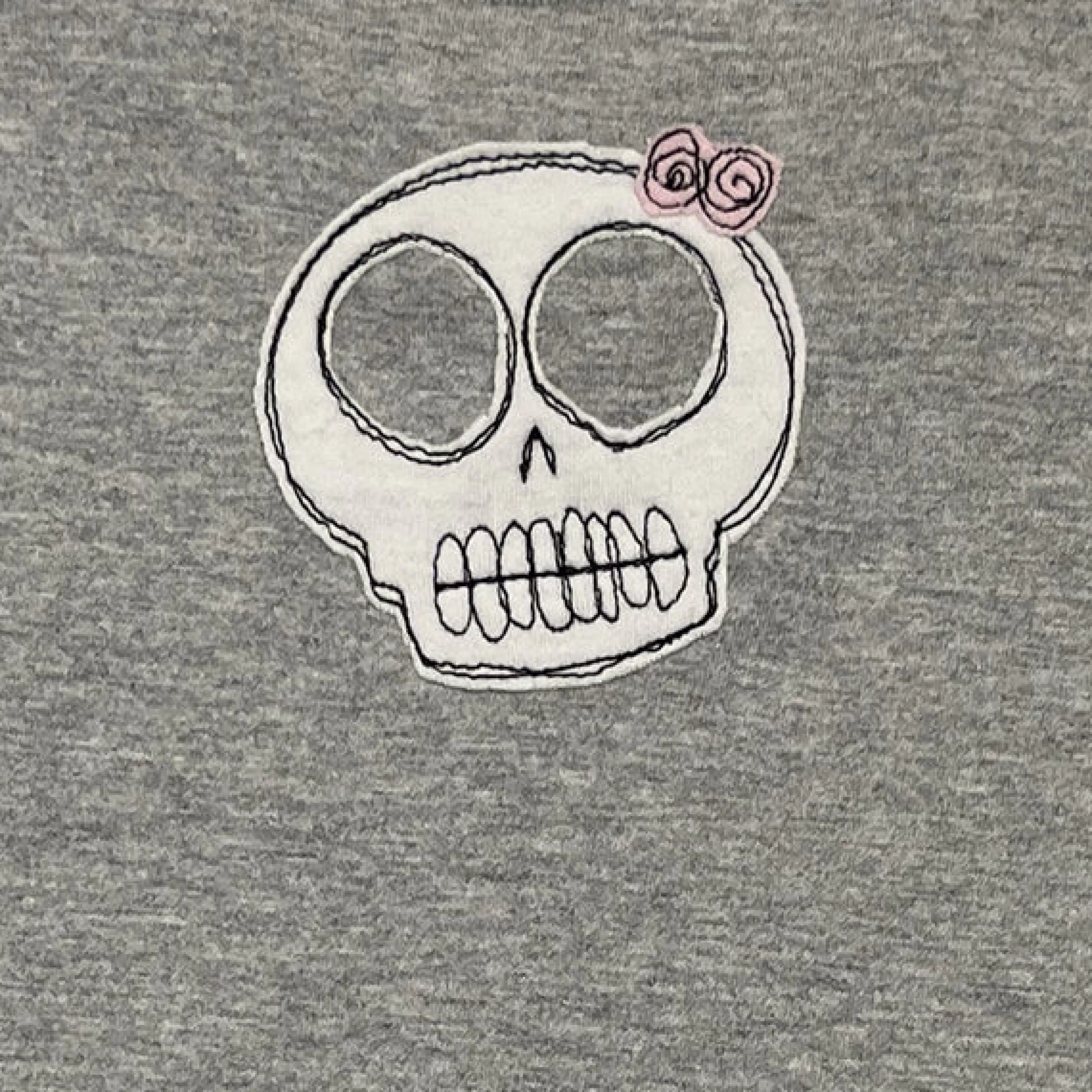 SardineClothing T-shirts-Kids T-Shirt-She Skull LightGrey