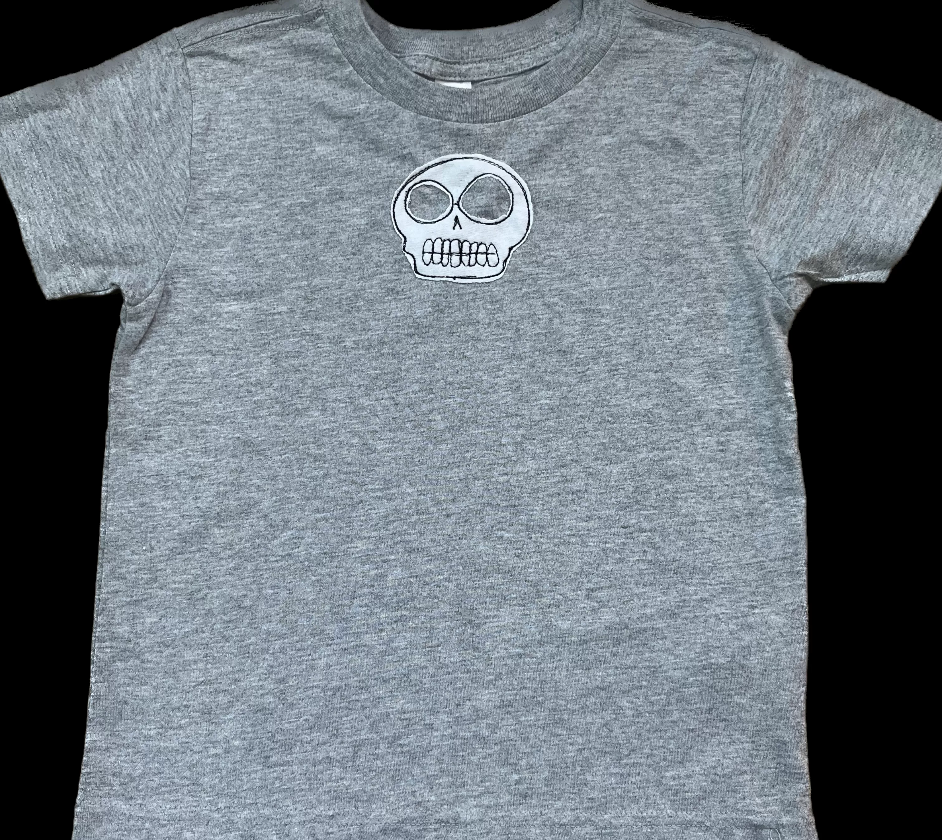 SardineClothing T-shirts-Kids T-Shirt-Skull LightGrey