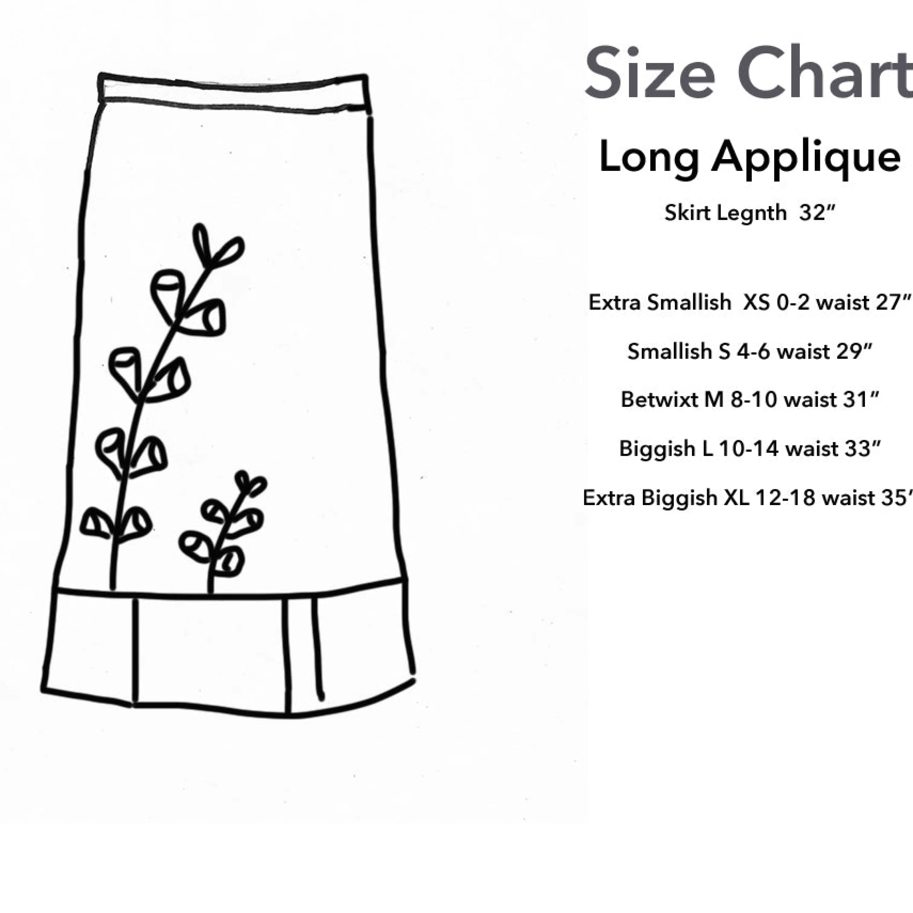 SardineClothing Longs-Long Skirt-Patterned Poppy BlackwithBlueTrim