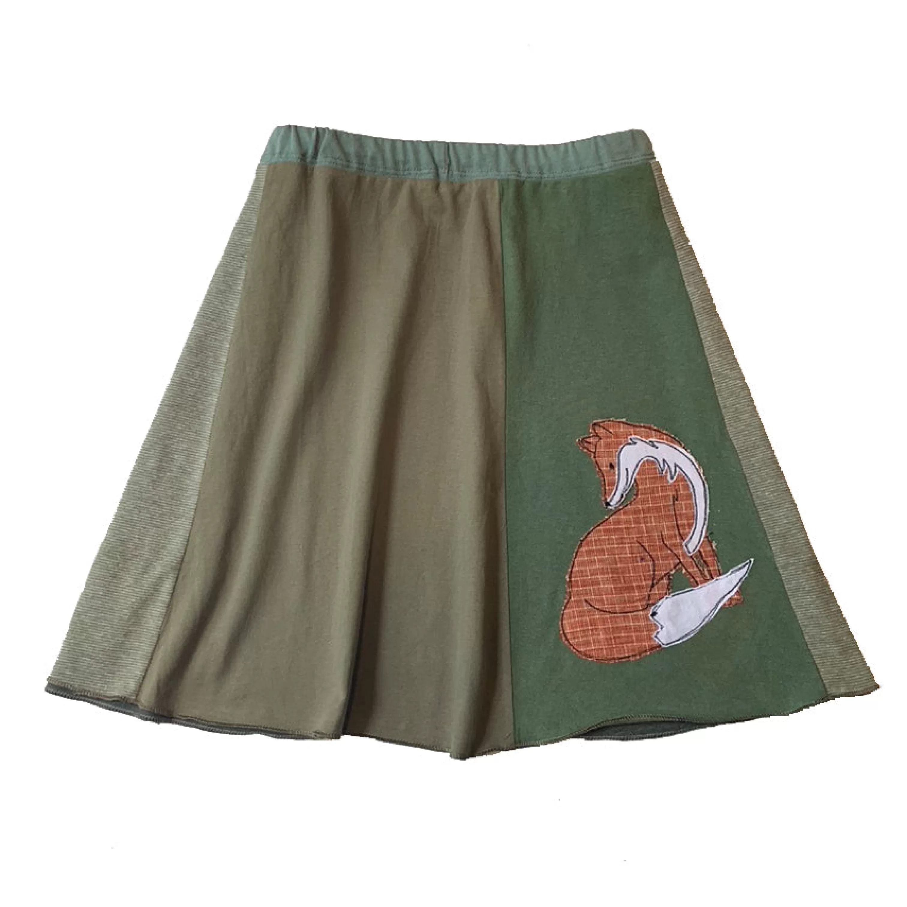 SardineClothing Minis-Mini Skirt-Fox OliveGreens