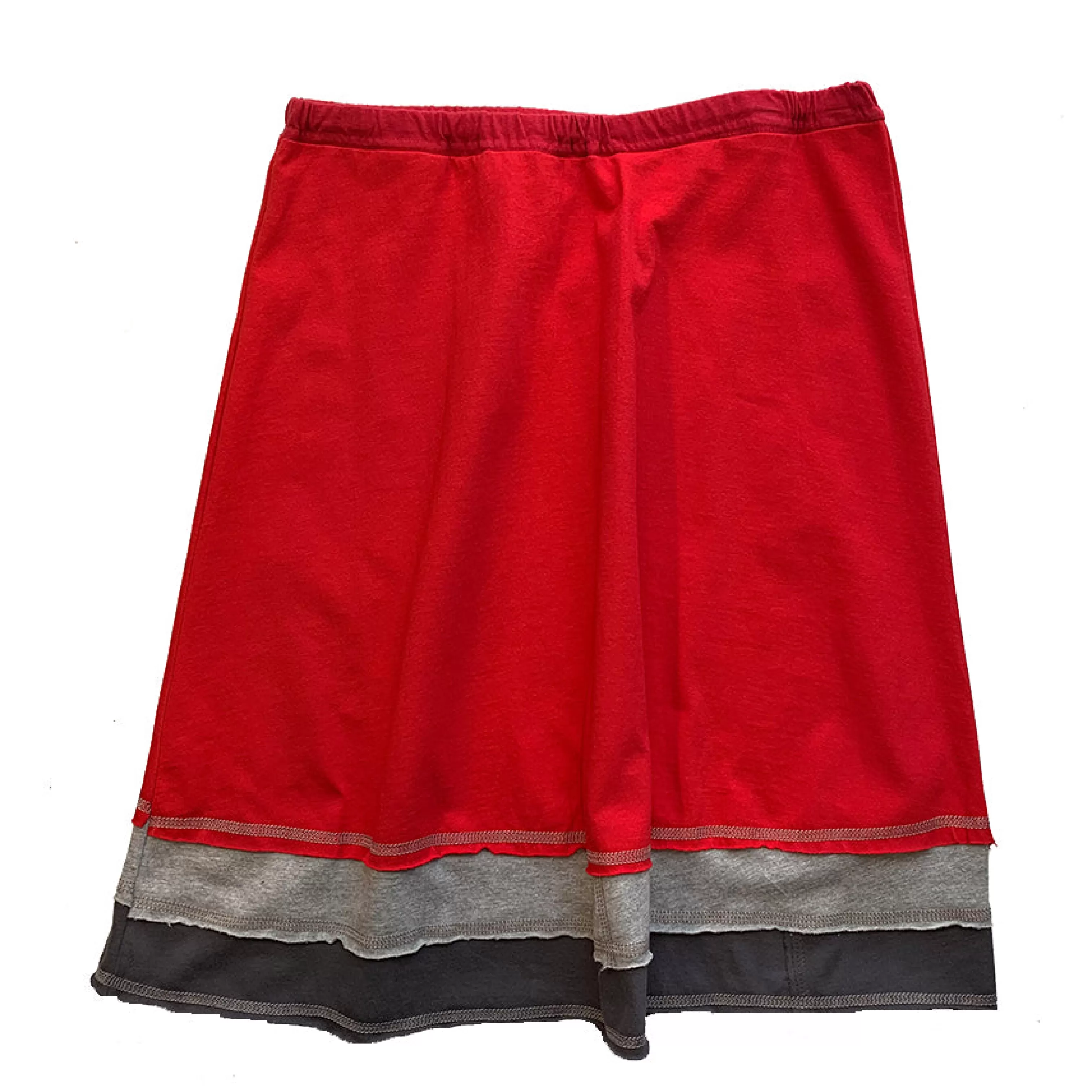 SardineClothing Layered-Three Layer Skirt- Red