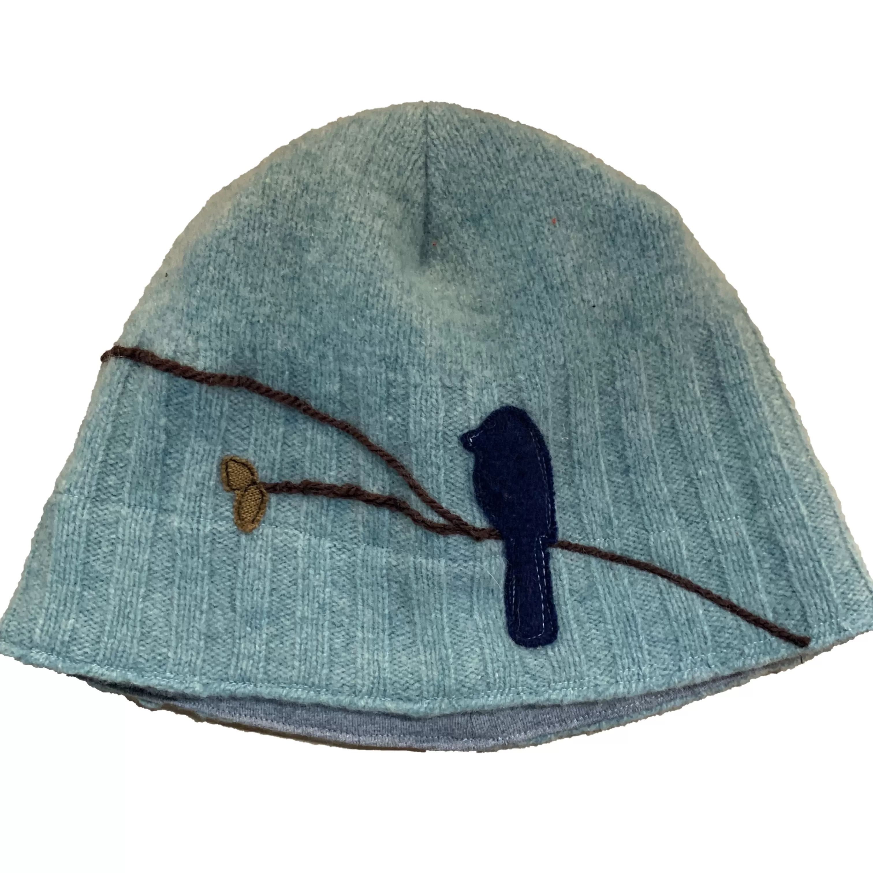 SardineClothing Wool Hats-Wool Hat-Bird on Branch