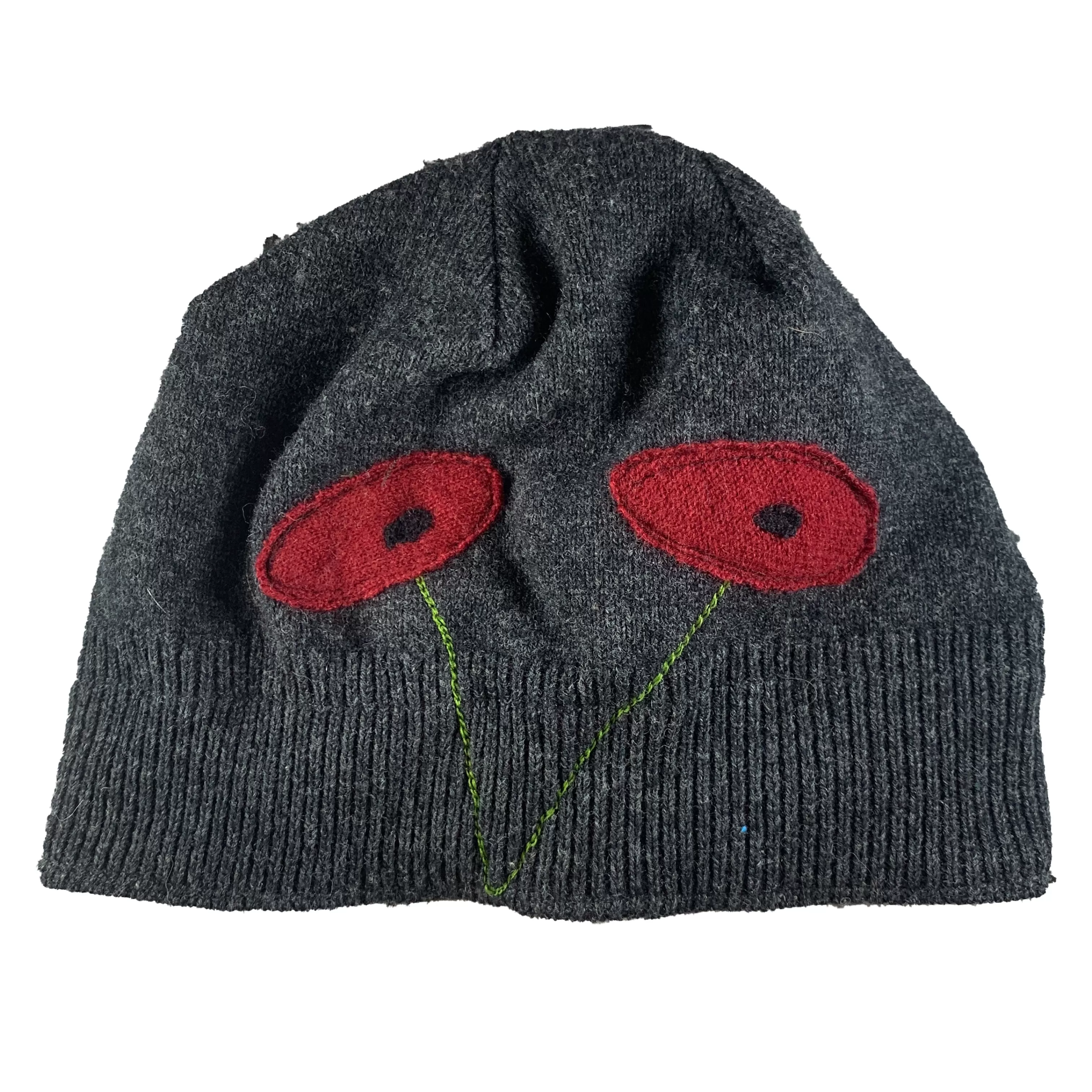 SardineClothing Wool Hats-Wool Hat-Oval Poppy