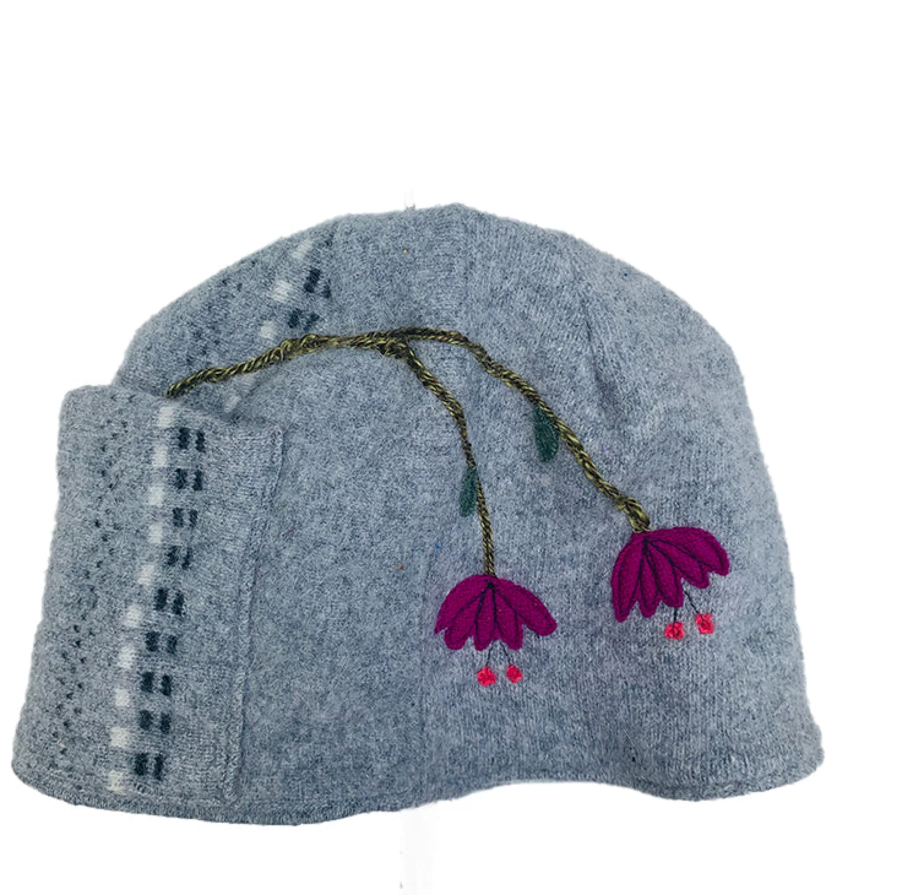 SardineClothing Wool Hats-Wool Hat-Weeping Flowers